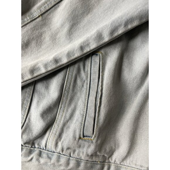 VICI Light Wash Denim Jacket Women’s Casual Button Front Distressed Jean Coat - Picture 6 of 10